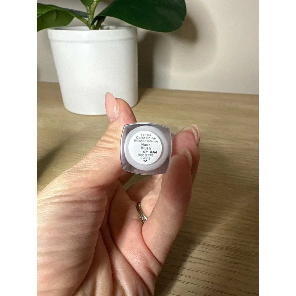 Bobbi Brown Extra Color Shine Balm Nude Blush 671 High Shine Lip Balm 0.10oz New